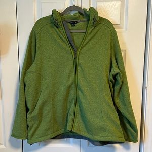 Women’s 3XL 24W - 26W Hooded Knit Zipper Jacket